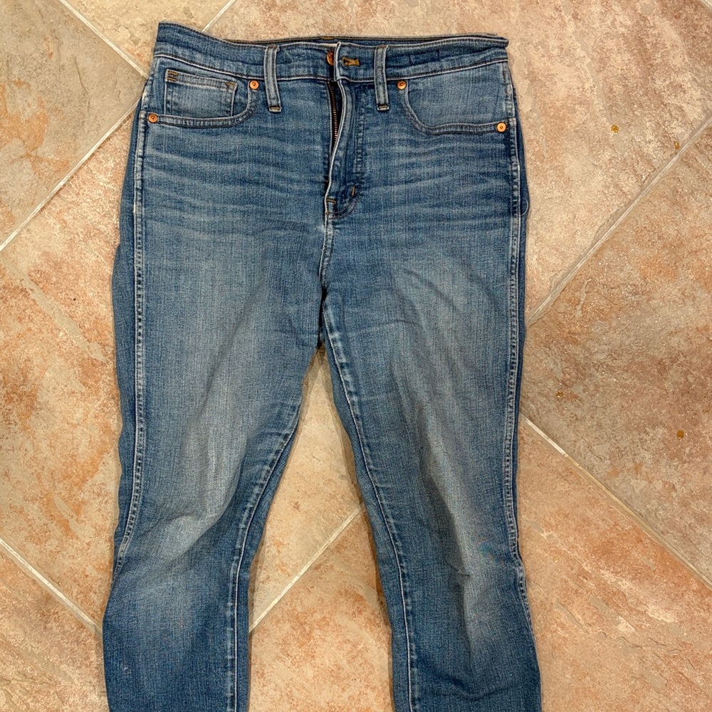 Madewell Women's Blue Skinny Jeans